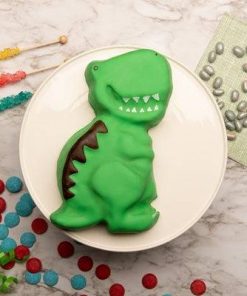 עוגת יום הולדת בצורת דינוזאור