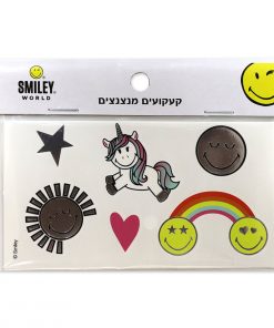 קעקועים מנצנצים סמיילי