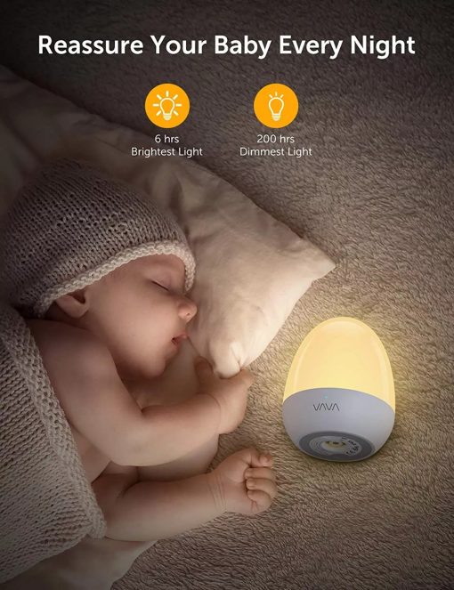 מנורת לילה לתינוקות אור צהוב או לבן