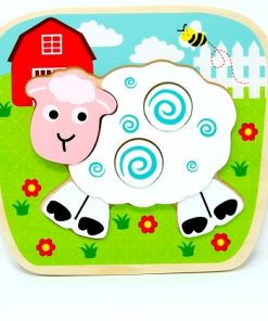 פאזל לתינוקות עשוי מעץ