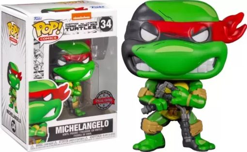 בובת POP צבי הנינג'ה מיכאלנג'לו COMICS TMNT MICHAELANGELO