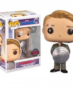 בובת POP קפטן אמריקה עם מגן CAPTAIN AMERICA WITH PROTOTYPE SHIELD