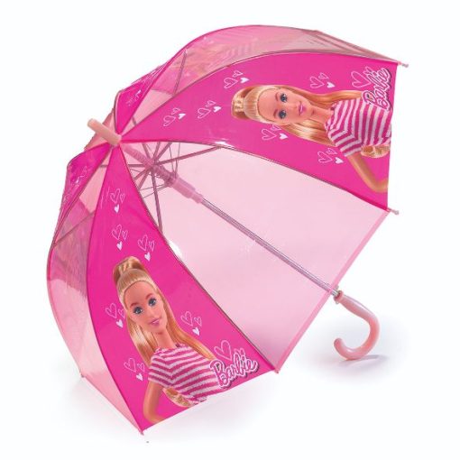 מטרייה שקופה לילדים ברבי