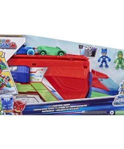 רכב שיגור מנגן עם דמויות ורכבים PJMASKS