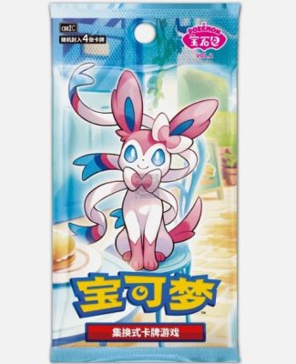 בוסטר קלפי פוקימון סינים GEM PACK 2